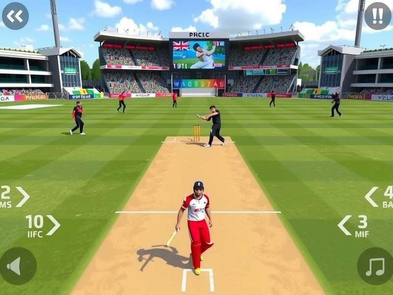 Cricket Fielding Blitz VR gameplay action